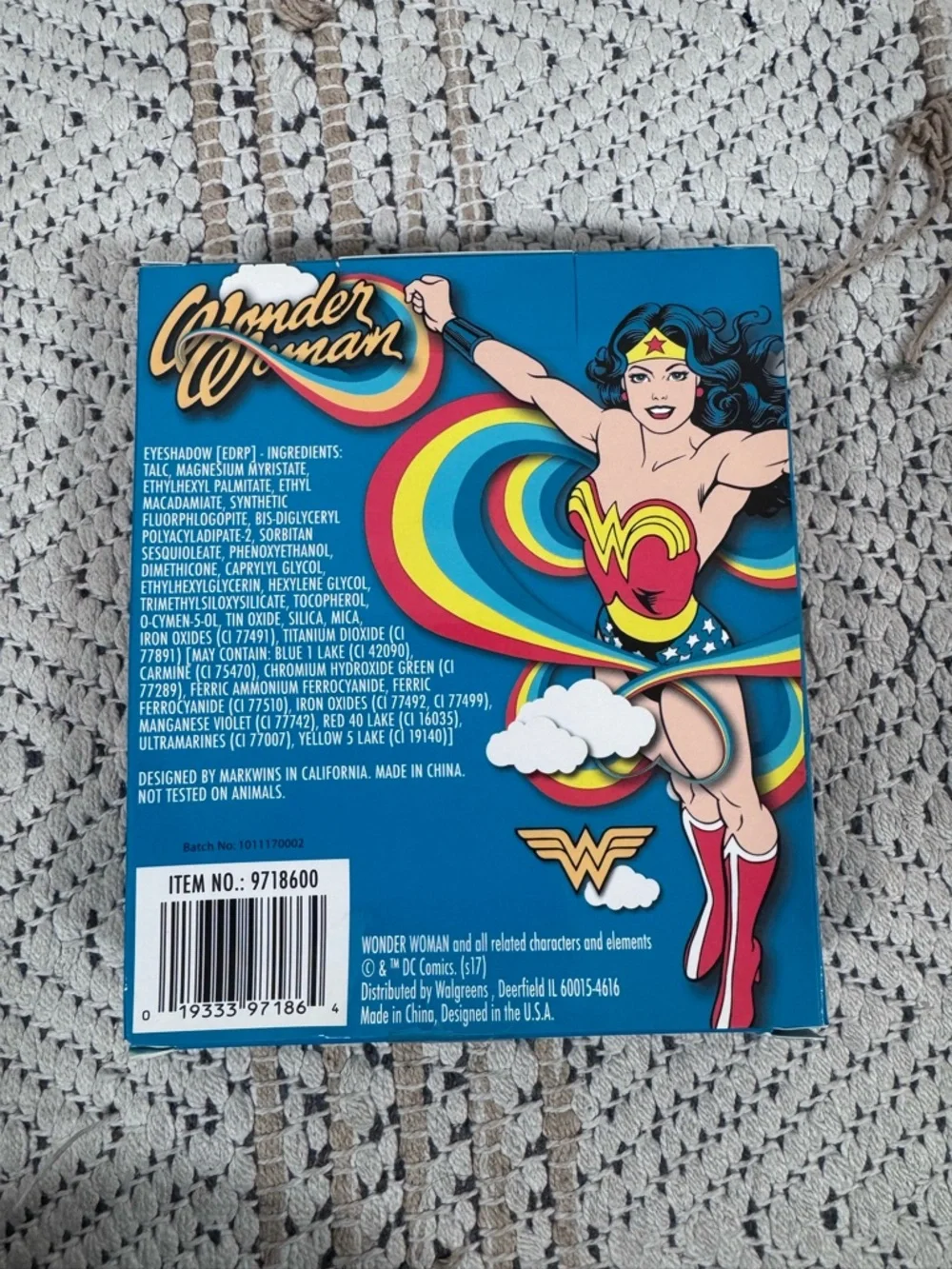 Warner Bros. Wonder Woman Face & Eye Brush Set Makeup Set